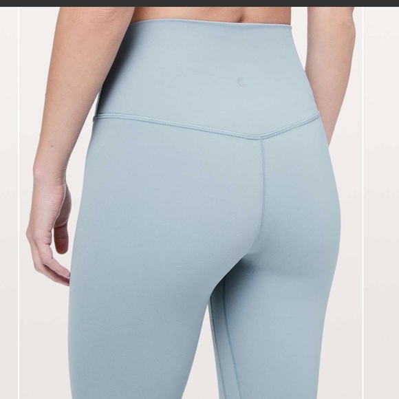 lululemon athletica Pants - Lululemon Align II 25” blue cast size 6